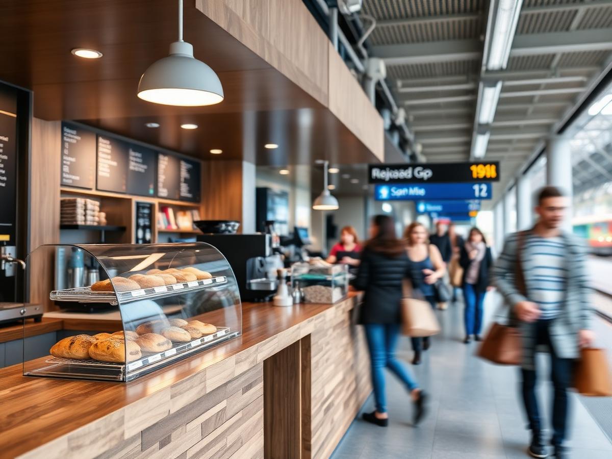 Bistro a prodejna na nádraží